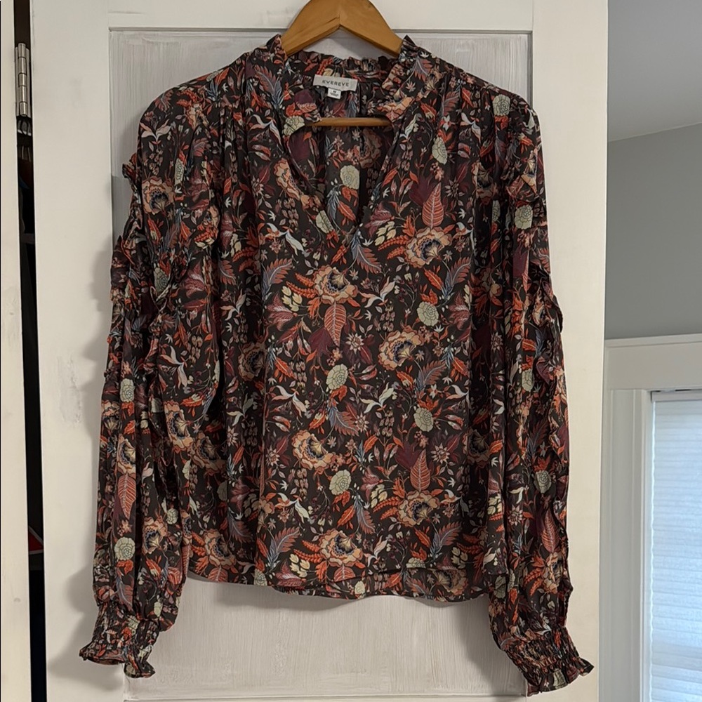 Floral Long Sleeve Blouse
